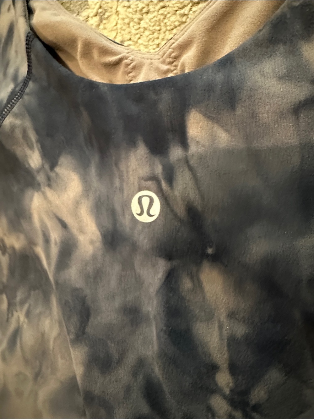 LULULEMON Align Crop Tank Top Diamond Dye Lunar Rock True Navy - Picture 8 of 9